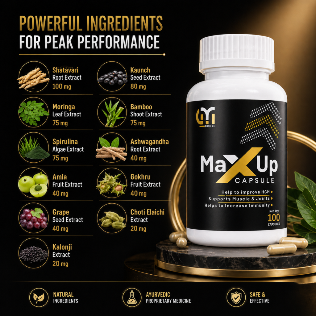Max Up Capsule – Ayurvedic Wellness Support | 100 Capsules