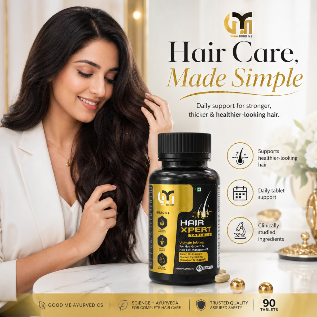 Good Me Hair Xpert Tablets | Hair Growth & Hair Fall Management Support | 90 Tablets