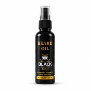 Black Beard Men Beard Oil | Ayurvedic Beard Care & Grooming Oil | 100ml
