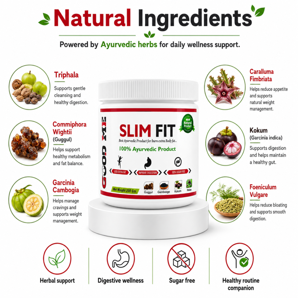 Good Me Slim Fit Powder | Ayurvedic Weight Balance Support | 200g