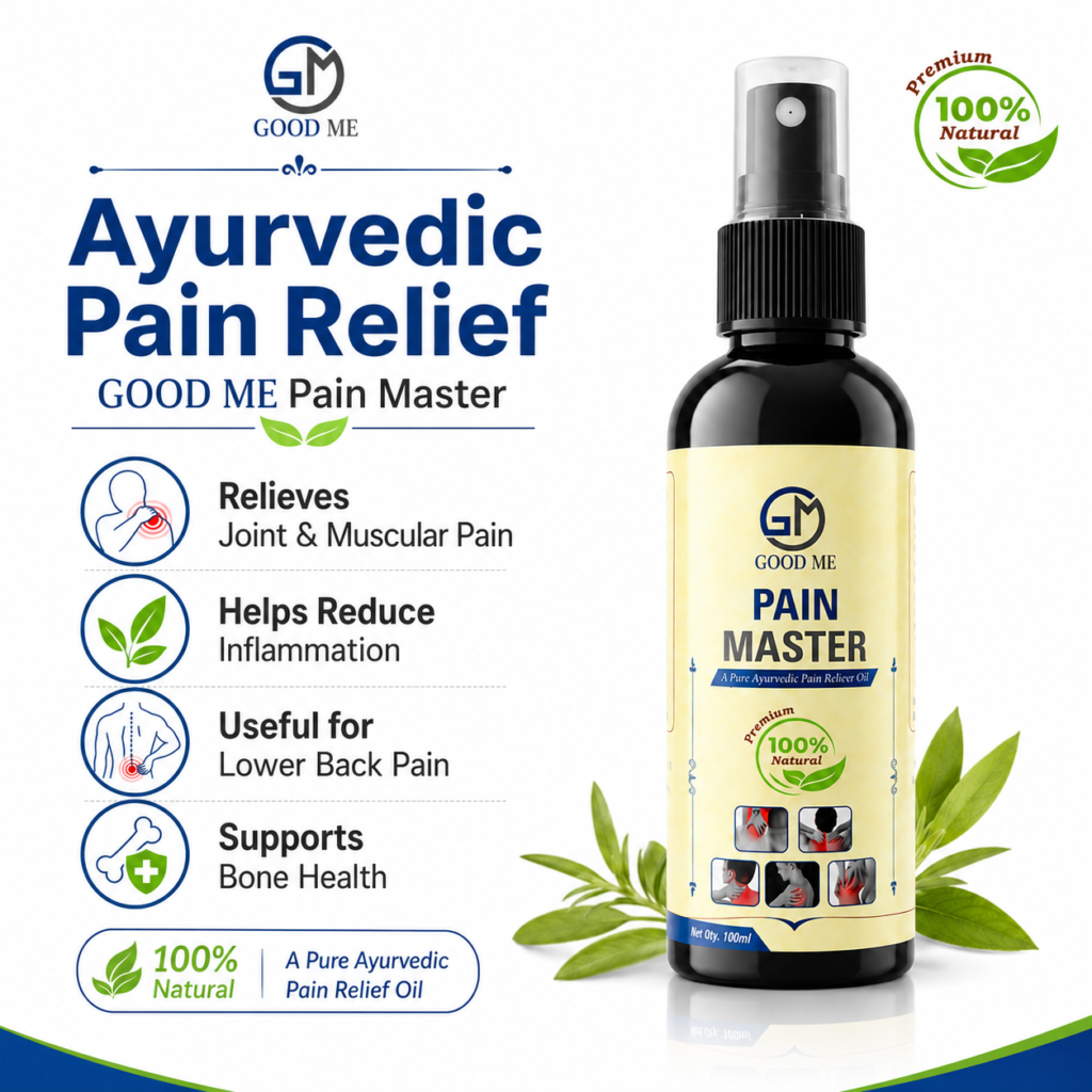 GOOD ME Pain Master Ayurvedic Pain Relief Oil Spray – 100ml