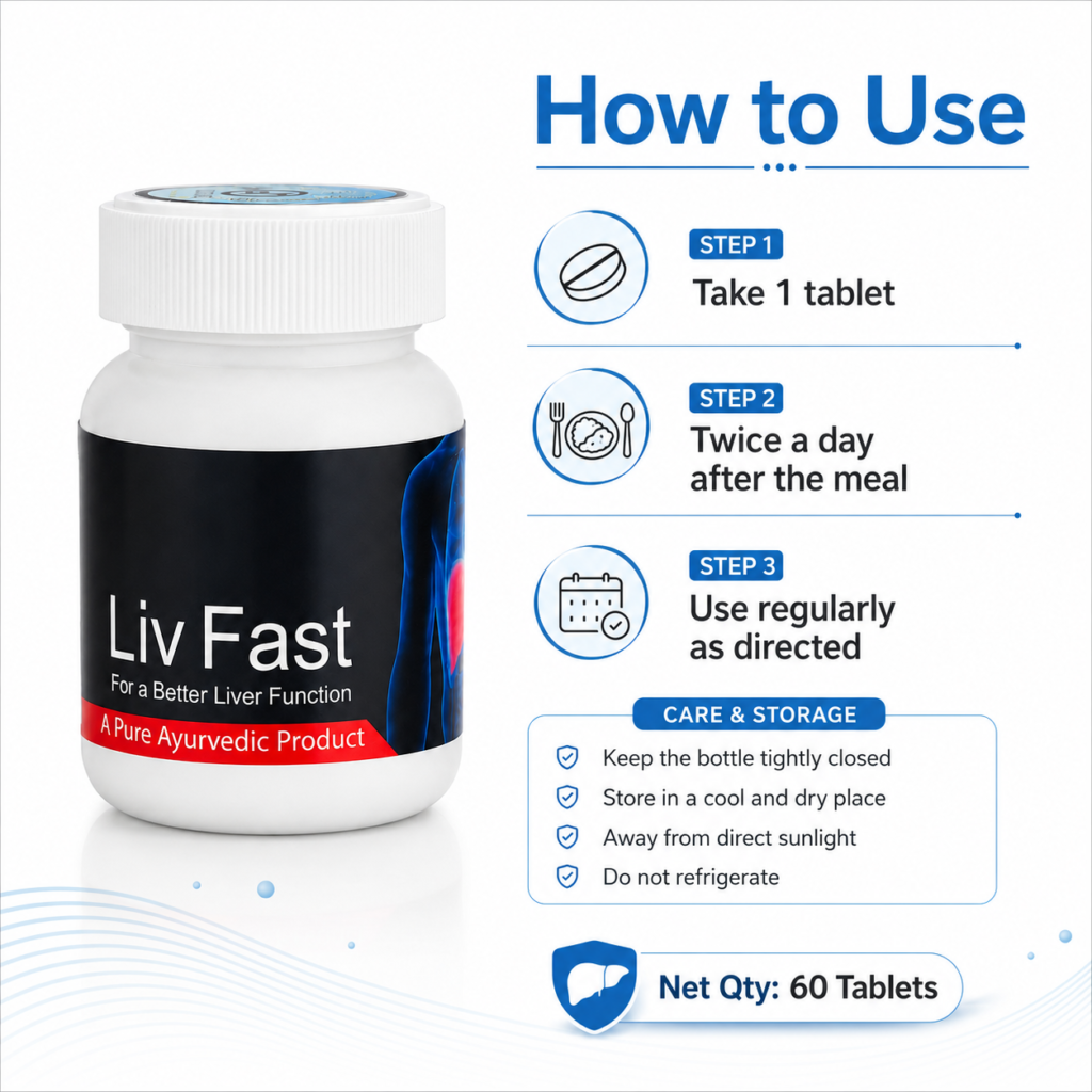 LivFast Liver Support Tablets – 60 Tablets